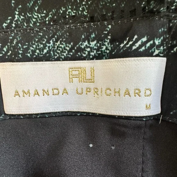 Amanda Uprichard Black & Green Tank Mini Dress sz M NWT $191 orig price - Picture 7 of 11